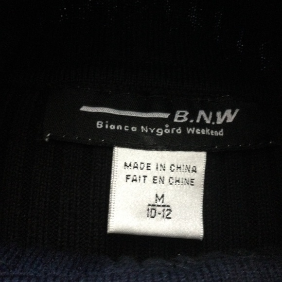 Bianca Nygard size 10/12 Faux Leather Accents - Picture 5 of 5